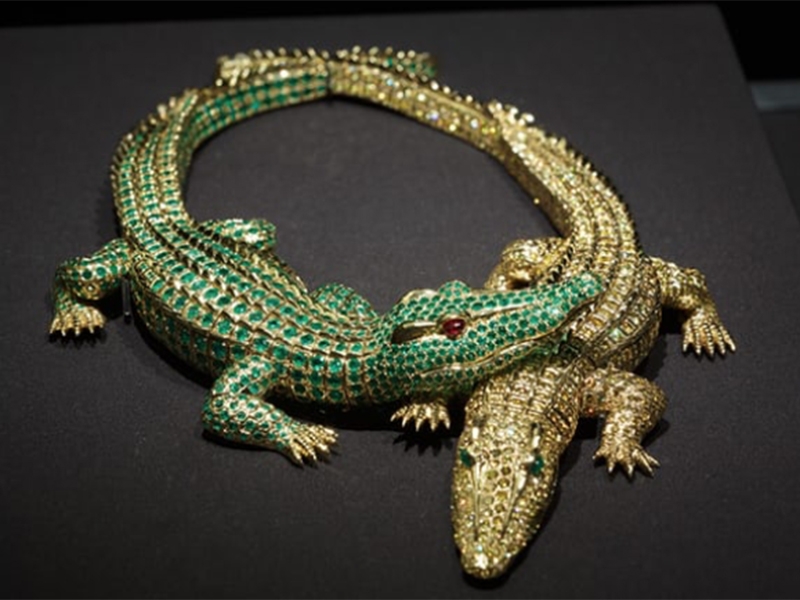 Actor Maria Félix’s crocodile necklace
