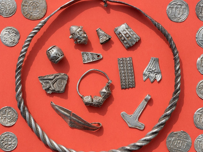 Tenth-century silver discovered by 13-year-old boy and amateur archaeologist 