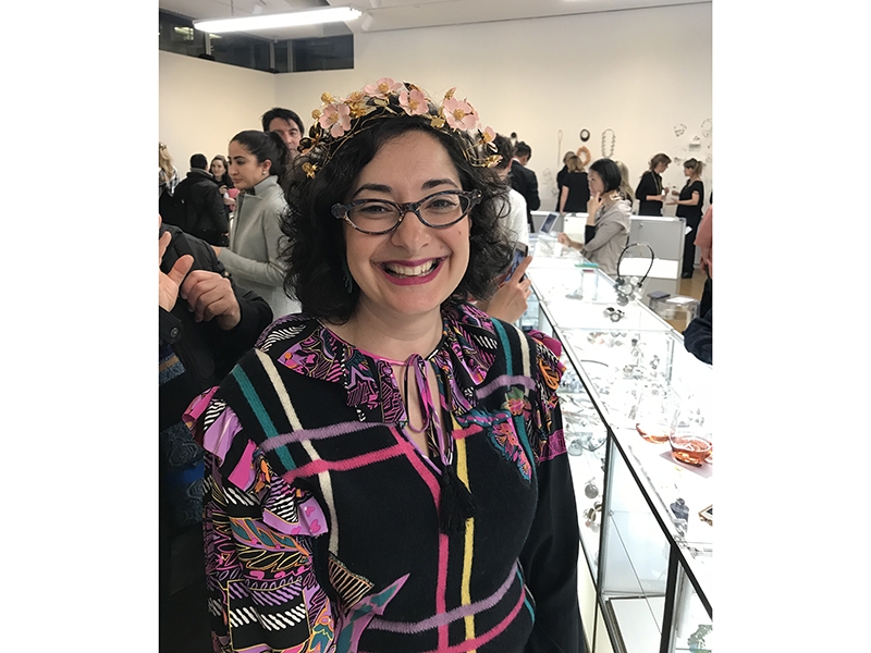 Bella Neyman wearing a crown by Christopher Thompson Royds Photo wearing a crown by Christopher Thompson Royds