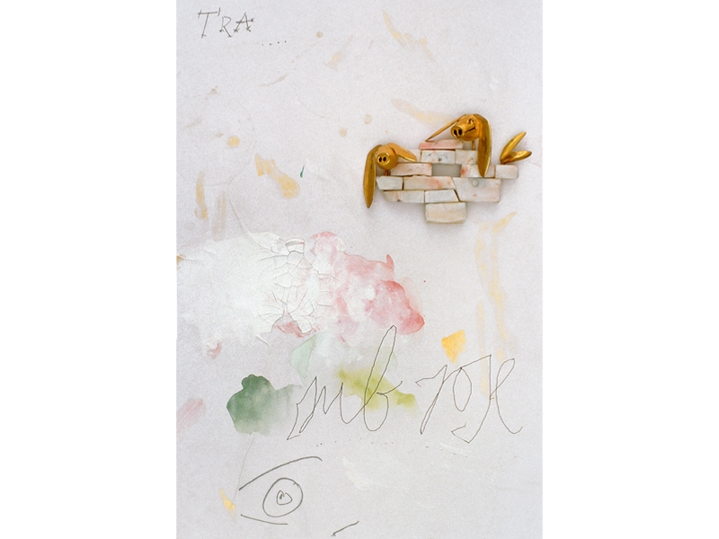 Manfred Bischoff, Baghdad Sub Rose, 1999, brooch and drawing, photo: Andrea Fucelli Manfred Bischoff, Baghdad Sub Rose, 1999