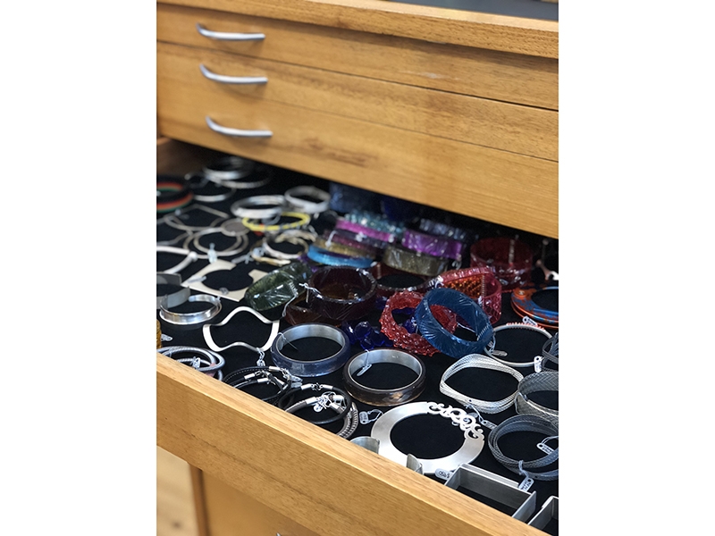 The drawers at Zu design, photo: Jane Bowden The drawers at Zu design