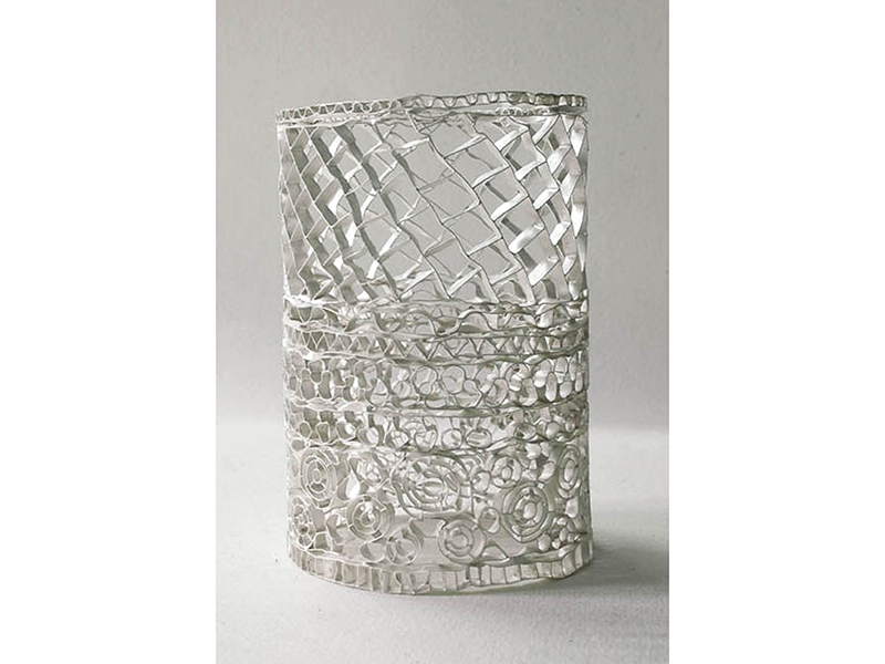 Detlef Thomas, Untitled, 2016, bracelet, sterling silver, mounted, 110 x 70 mm diameter, photo: artist Detlef Thomas, Untitled, 2016