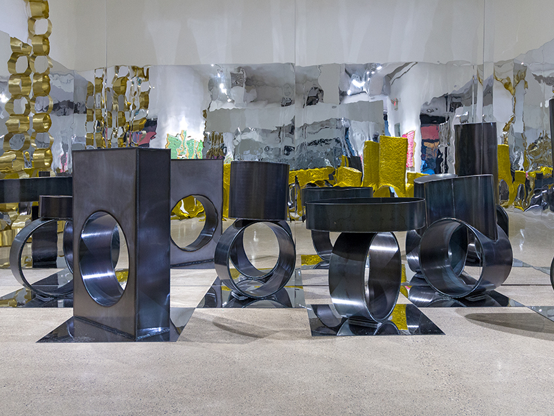 Work by Tiff Massey, photo courtesy of the Metal Museum