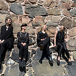 The members of Four (left to right): Hanna Liljenberg, Ammeli Engström, Linnéa Eriksson, and Karin Roy Andersson