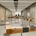 The studio in the Object and Jewellery department at PXL-MAD, photo: Saverio Sammartino