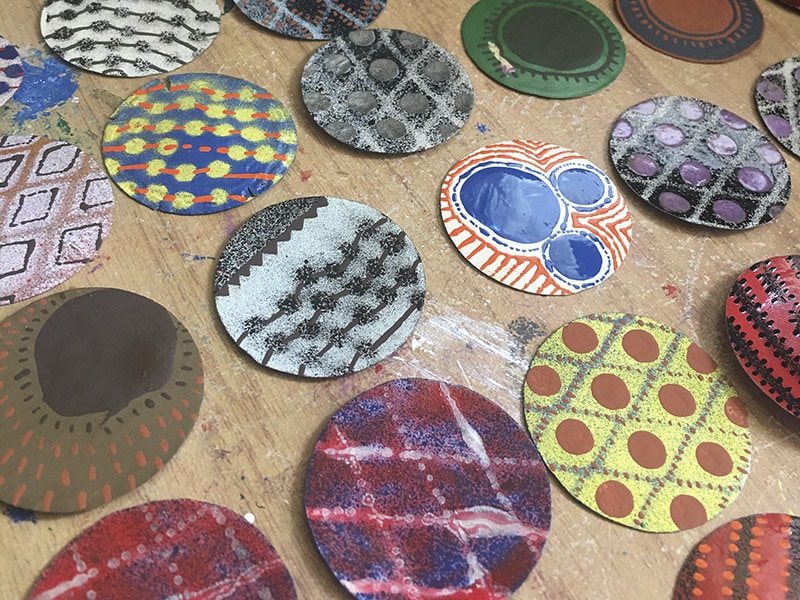 Bottle top brooches