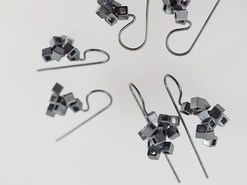Angela Giuliani, Mini City Earrings—Building Blocks