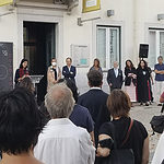 Brian Weissman, the co-owner of Brooklyn Metal Works, sent in photos from all around the biennial. Here we see Cristina Filipe at the podium, giving her opening talk outside the Museu de Sao Roque. Filipe was one of the principal organizers of the 1st Lisbon Contemporary Jewellery Biennial, photo courtesy of Brian Weissman