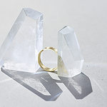 Esuko Sonobe, HyperFocal, ring, rock, cristal and gold