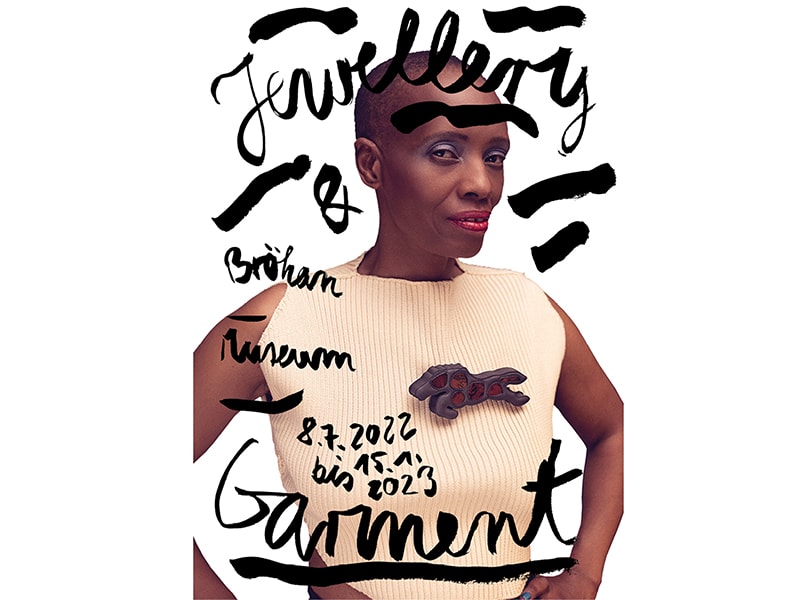 Promotional graphic for the Jewellery & Garment exhibition