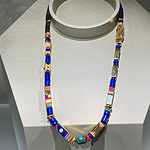 Jesse Monongya, turquoise, malachite, lapis lazuli, and coral necklace