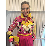 Marilyn Kirschner wears vintage jewelry in pink, yellow, and white. Photo: Jennifer Altmann