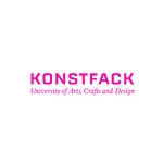 Konstfack logo. Judit Fritz graduated with an MFA in Craft, Jewellery & Corpus from Konstfack University of Arts, Crafts and Design