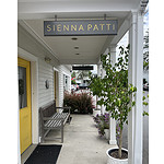 Just outside the door to Sienna Patti gallery