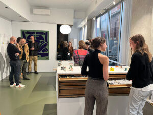 Opening reception at Funaki Gallery for Manon van Kouswijk + Vita Cochran