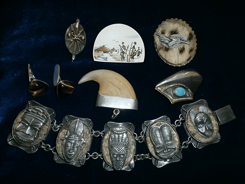 Examples of safari jewelry