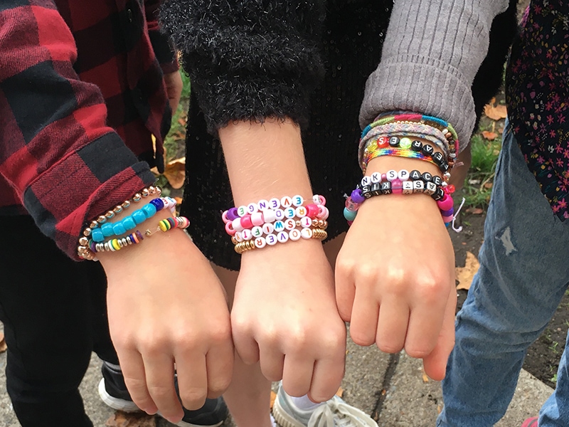 Three-pack of Taylor Swift-themed Friendship Bracelets 