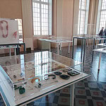 There was also <em>Pluriel,</em> featuring work by local artist Thierry Pelletier, and <em>Drag & Drop #2,</em> an exhibition by Isabelle Busnel, Juan Riusech, and Sébastien Carré. These shows saw many visitors who came for the first Destination Bijou Cagnes-Sur-Mer jewelry week, which took place May 2–5, 2024, in several locations on Haut-de-Cagnes's square. | Exhibition view, Destination Bijoux Cagnes-Sur-Mer, 2024, Château-Musée Grimaldi, photo © Ville de Cagnes-sur-Mer