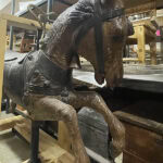 … another room packed with furniture, carts, carvings, and more … , photo: Nathalie Mornu
