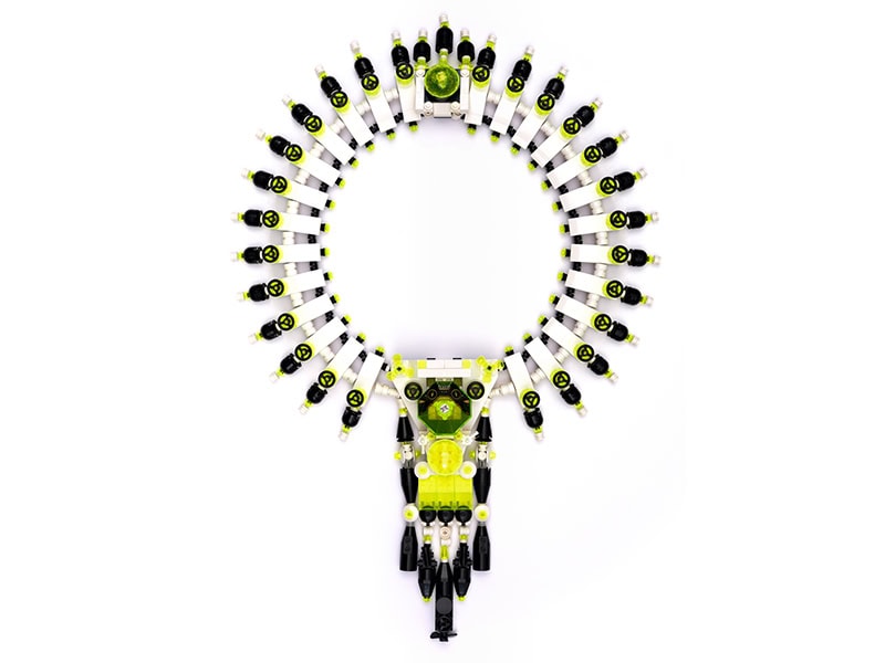 emiko oye, Maharajah’s 6th, 2008, necklace from the series My First Royal Jewels, 2007–2009, Los Angeles County Museum of Art, gift of Lois and Bob Boardman (M.2016.21.2), © emiko oye, photo © Museum Associates / LACMA