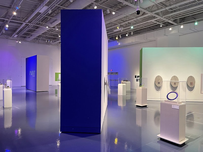 Exhibition view, Paint: Rachelle Thiewes, 2025, El Paso Museum of Art, El Paso, TX, US, photo: Asher Emerson