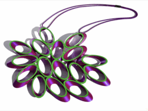 Rachelle Thiewes, Arc, 2023, metal, powder-coated paint