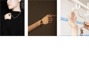 Works by (left to right) Saravich Sungtrakankul, Amina Badylbayeva, and Aimee Barlow