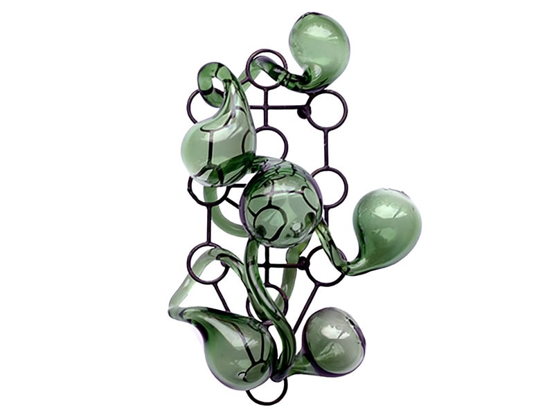 Ruudt Peters, SEFIROTH—Thanos, 2007, brooch in silver, glass, inches (160 x 62 x 75 mm), photo courtesy of the artist
