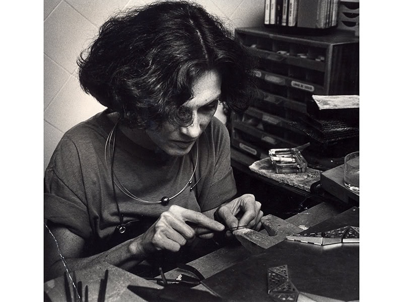 Tereza Seabra at Oficina/Galeria Artefacto 3, Lisbon, 1985, photo: unknown