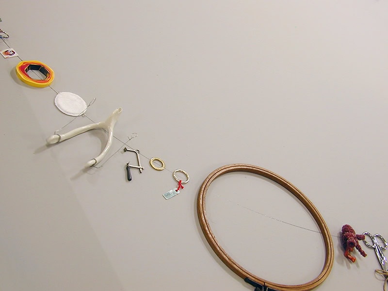 Cristina Filipe et al., A Chain for Tereza (detail), 2004, necklace in various materials, 63 inches (160 cm) in diameter, photo: C.B. Aragão