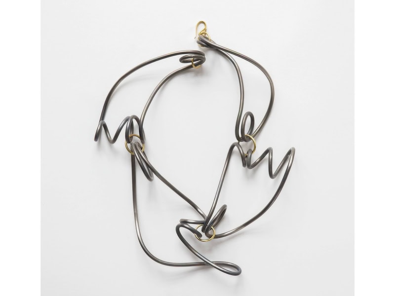 Dorothea Prühl, Night Birds (Nachtvögel), 2017, in titanium, gold, the Museum of Fine Arts, Houston, promised gift of the Rotasa Collection Trust, © Dorothea Prühl, photo: Matthias Ritzmann