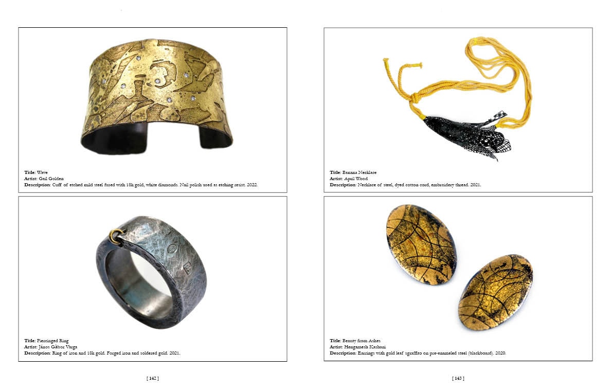 A spread from Creating Steel Jewelry, courtesy of Artisan Ideas, publisher