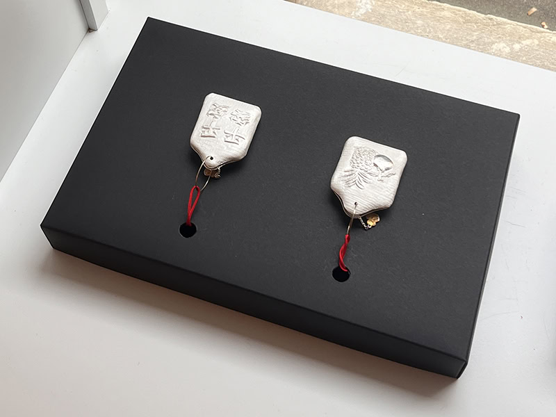 Exhibition View, Pin Pin An An, works by An Chi-Wang, 2025, in silver, at Kobei Kunst Gallery, Munich, Germany, photo: Kellie Riggs