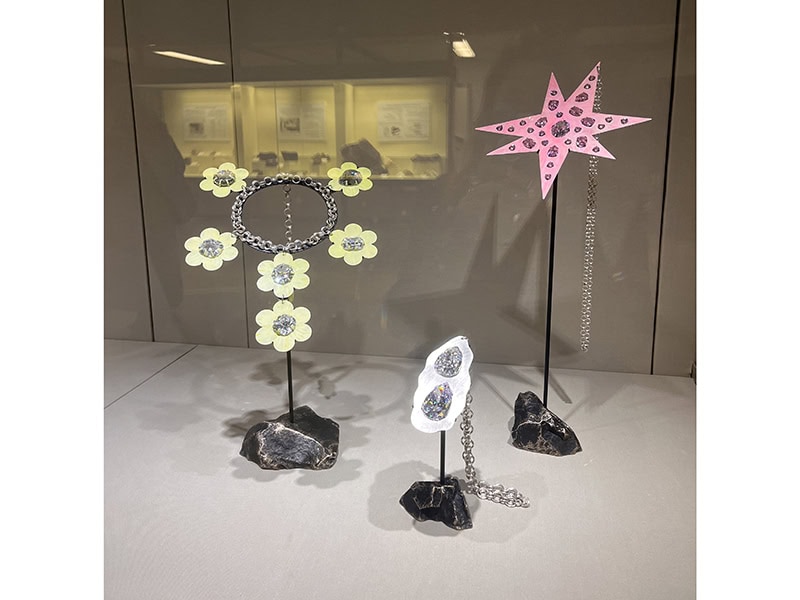 Exhibition view, A Hologram of a Diamond, Moniek Schrijer, mixed media, at Mineralogy Museum Munich, 2025, Munich, Germany, photo: Kellie Riggs