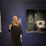 Sarah Schleuning, the Margot B. Perot Senior Curator of Decorative Arts and Design at the DMA, curated Constellations and gave the private tour, photo: Elena Karpilova