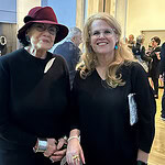 (Left to right) Helen Drutt and Sarah Schleuning, photo: Elena Karpilova