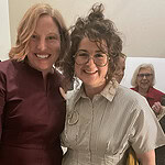 AJF members at the reception for Constellations: Contemporary Jewelry at the Dallas Museum of Art. (Left to right) Shane Prada and Lydia Martin, photo: Danielle deCongé