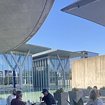 DAY 2, STOP 3: A traveler’s-eye view of the Modern Art Museum of Fort Worth from a private lunch in the museum’s dining room, photo: Danielle deCongé