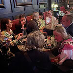 DAY 2, STOP 4: AJF held a meet-and-greet at Atlas, a cocktail bar in the Bishop Arts district of Dallas. Both members and non-members were welcomed, photo: Danielle deCongé