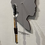 Work by AJF member Brooke Marks-Swanson, on view at Heidi Lowe Gallery’s “Earrings Galore” show. Heidi Lowe Gallery is an AJF member gallery