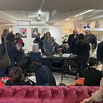 The “Book Signing Bonanza,” at The Jewelry Library. Among other books, it featured Susan Beech’s, “Feast.” Susan’s namesake award at AJF, the Susan Beech Mid-Career Grant, recognized a mid-career artist who has made a substantial contribution to the field of art jewelry