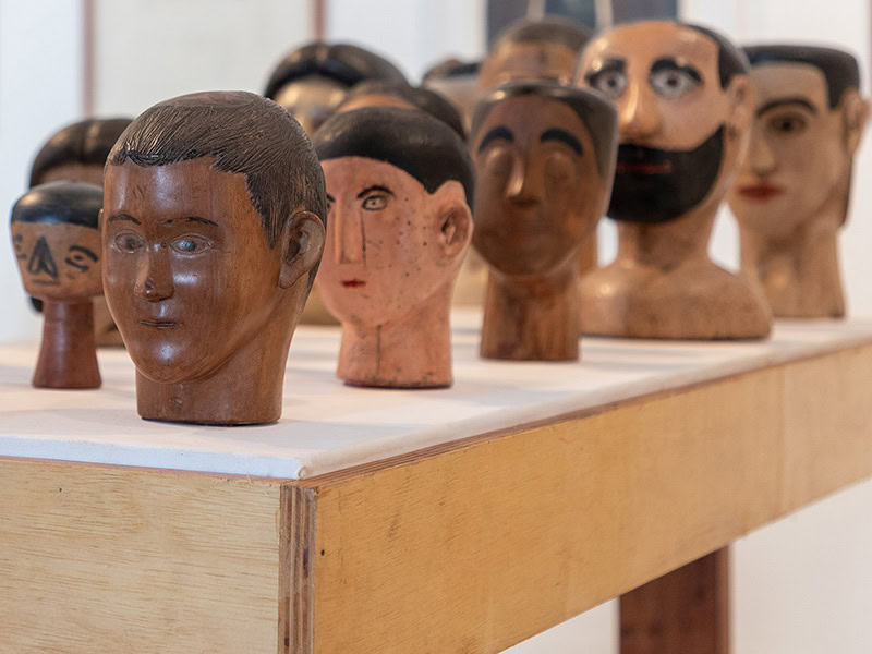 Unknown artist, Ex-votos, n.d., sculpture in polychrome wood, from the Popular Art Collection, Solar Ferrão, photo credit unavailable/not provided