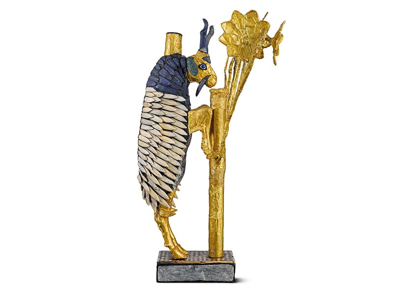 Ram in the Thicket, 2450 BCE, object in gold, silver, lapis lazuli, Penn Museum, Philadelphia, PA, US, photo credit unavailable/not provided