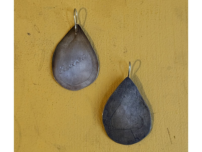 Karen Pontoppidan, earrings, photo: Luca Adie