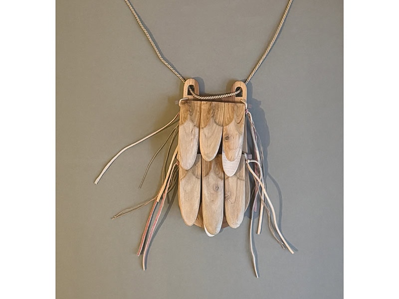 Ketli Tiitsar, necklace from the Shelter series, photo: Luca Adie