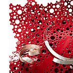 Reiko Ishiyama, sterling silver necklace and cuff, photo courtesy of InterFusion Art